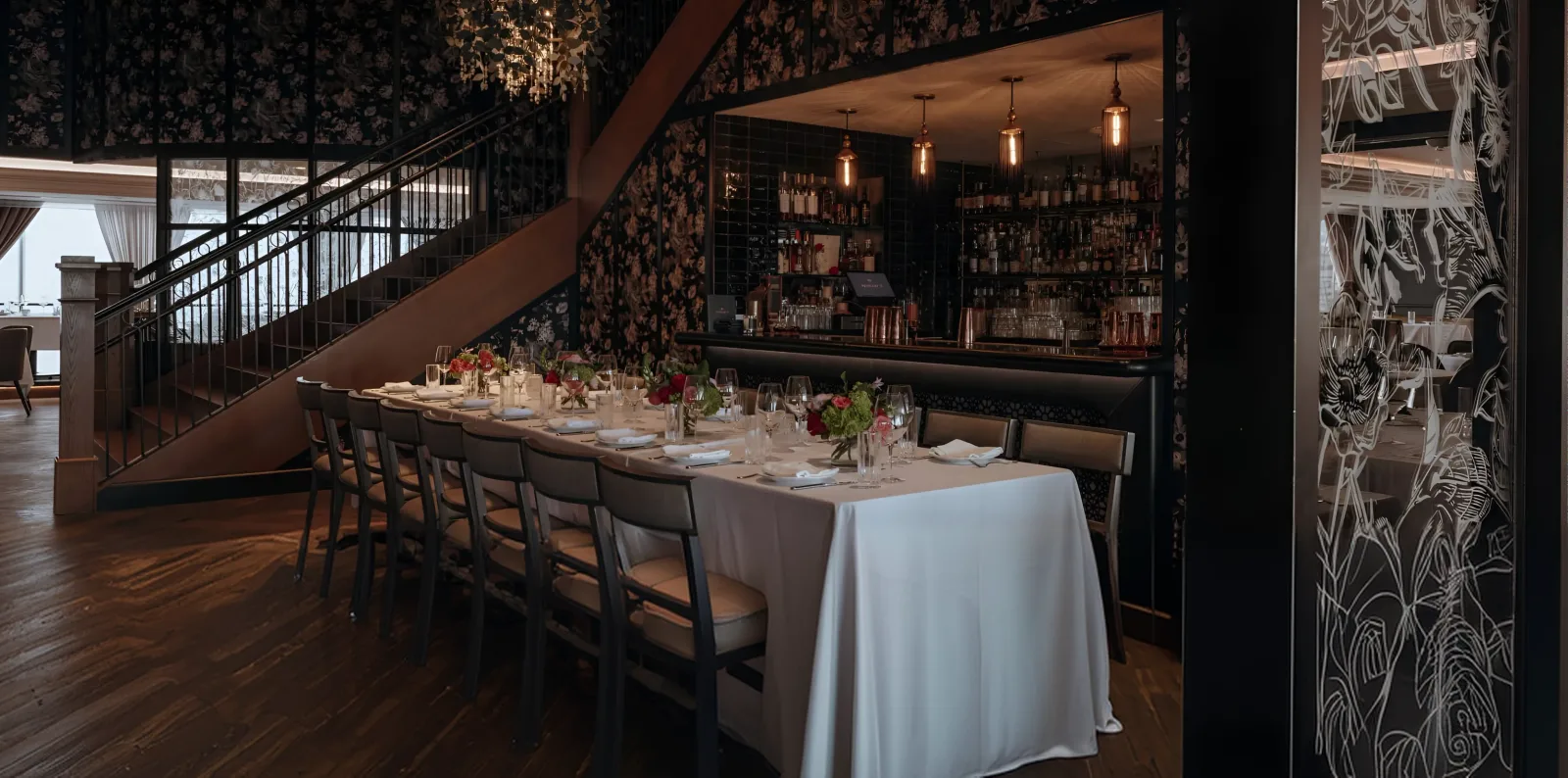 The private dining room at Monarch, The National, Dallas