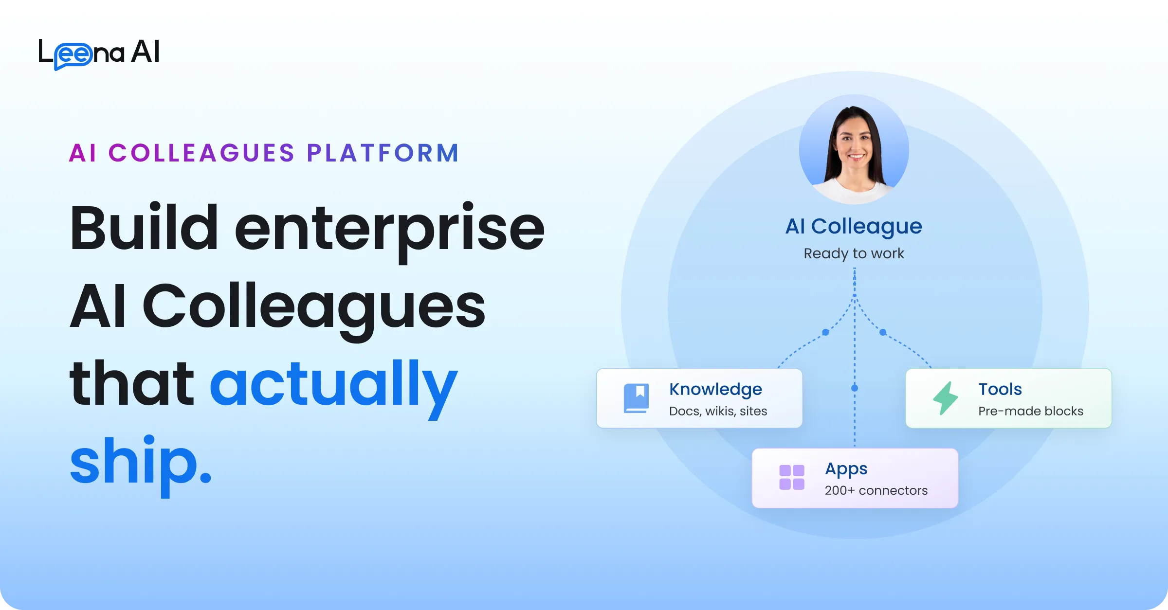 AI Colleagues Platform website preview